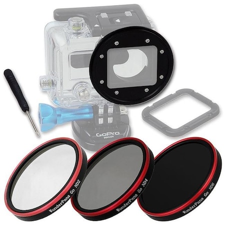 Fotodiox Fotodiox WPGT-H3-ND2-4-8-Kit Pro WonderPana Go H3 Neutral Density Kit WPGT-H3-ND2/4/8-Kit